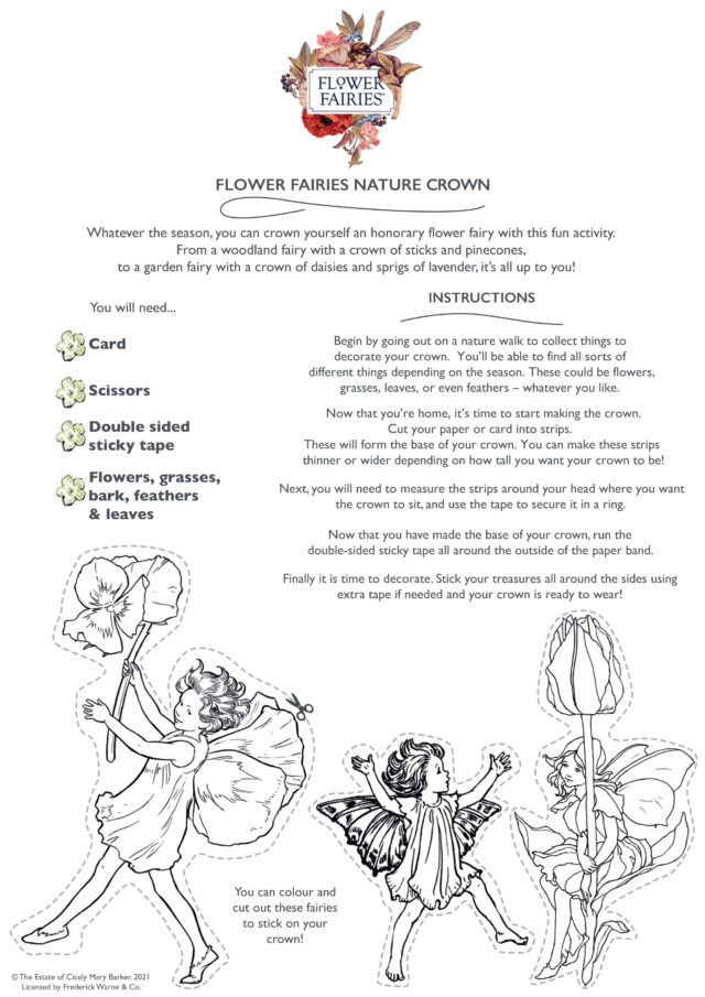 Nature Crown Activity Sheet